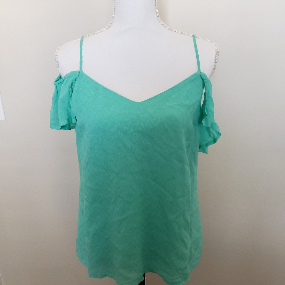 NWT Lg Light green candie's sexy top